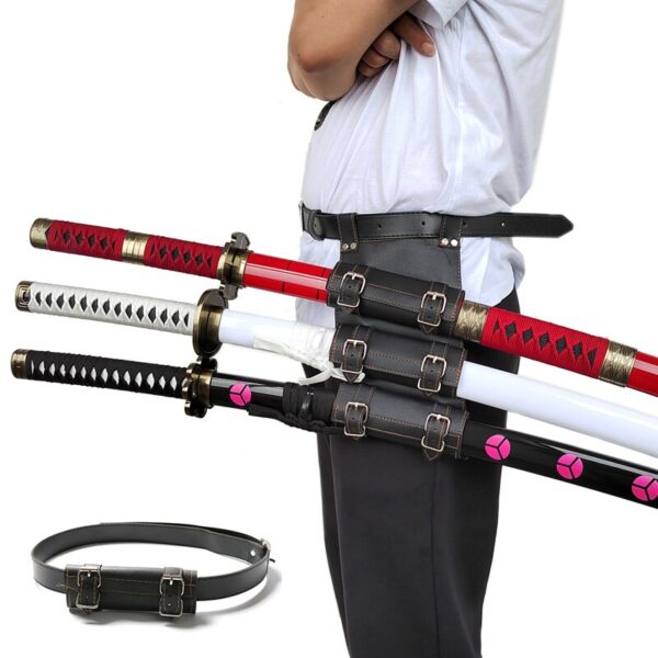 80cm One Piece Zoro Sword Katana Enma Doctor Luo Kitetsu Shusui Yubashiri Wado Ichimonji Bamboo Wood