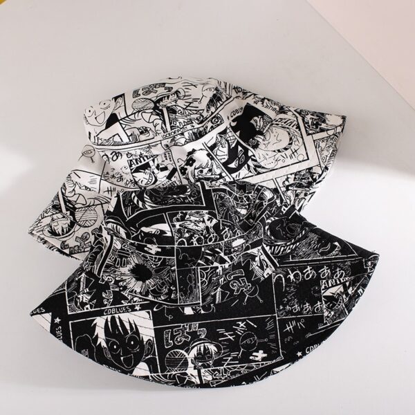 Anime Accessories One Piece Luffy Zoro Sanji COS Cartoon Personality Graffiti Cap Couple Fashion Casual