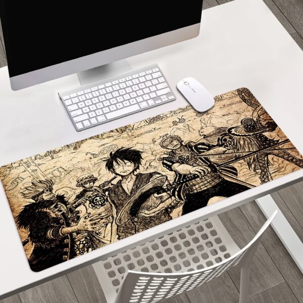 LED Light Mause Pad For Computer Mouse Pad Anime Desk Mat PC Gamer Cabinet For Office