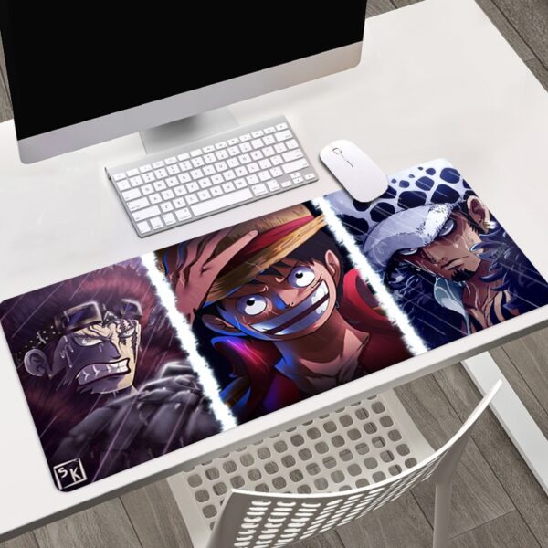 Anime Mouse Pad Pink One Piece Carpets Gamer Keyboard PC Gamer Cabinet Pad On The Table