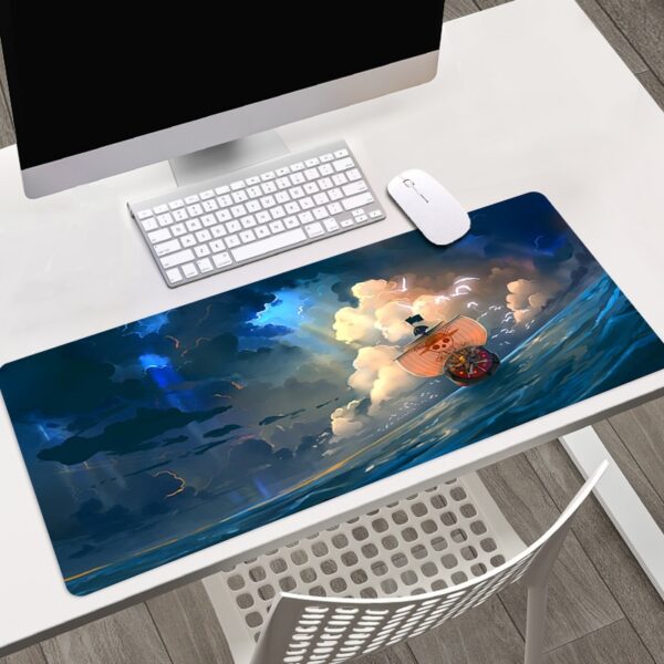 Anime Mouse Pad Pink One Piece Carpets Gamer Keyboard PC Gamer Cabinet Pad On The Table