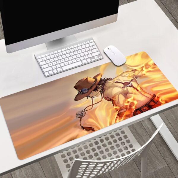 Anime Mouse Pad Pink One Piece Carpets Gamer Keyboard PC Gamer Cabinet Pad On The Table