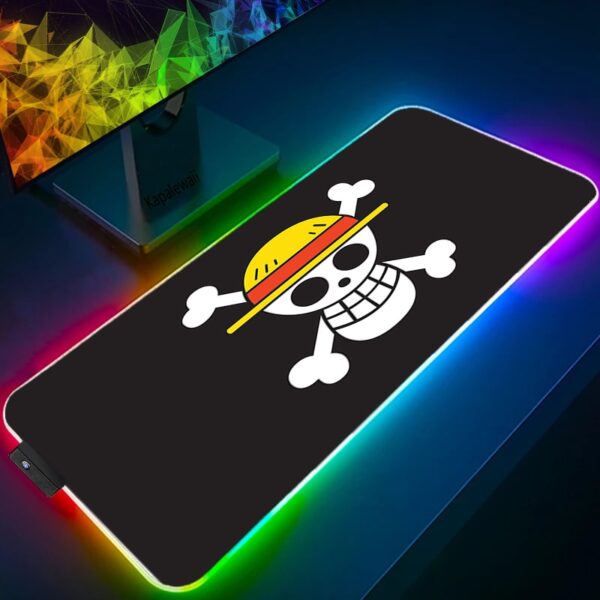 LED Light Mause Pad For Computer Mouse Pad Anime Desk Mat PC Gamer Cabinet For Office