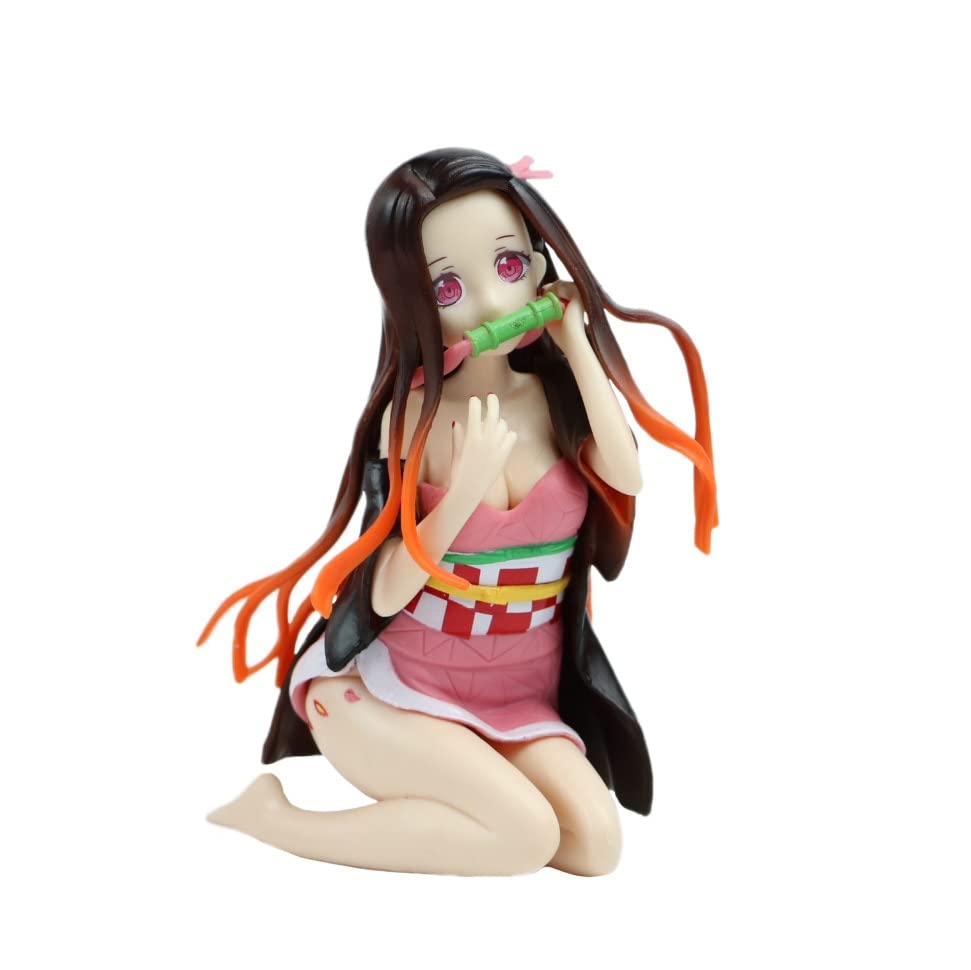 12CM Nezuko Kneeling Sexy Anime Figure Doll