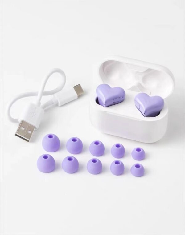 Wireless Headphones Heart Shaped Earphones Woman Bluetooth Earphone High Quality Heart Earbuds