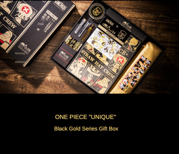 One Piece Stationery High Appearance Level Gift Box school gift Neutral Pen Book sticker set