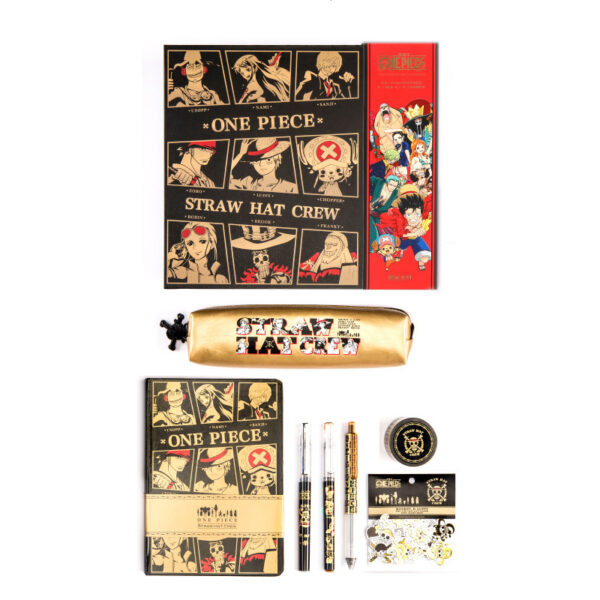 One Piece Stationery High Appearance Level Gift Box school gift Neutral Pen Book sticker set