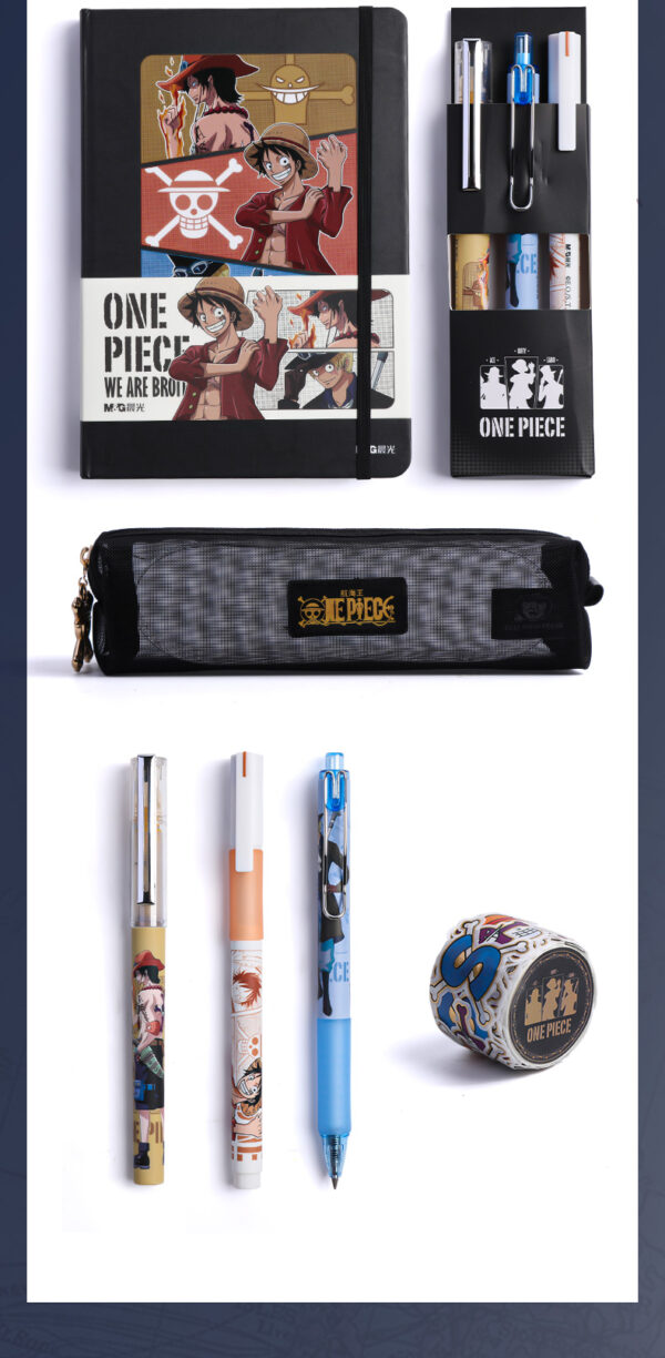 One Piece Stationery High Appearance Level Gift Box ONE PIECE New Journey Gift Box Neutral Pen Book sticker set