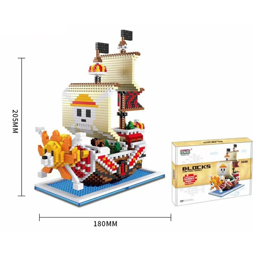 Sunny/Merry Building Blocks Pirate ship model