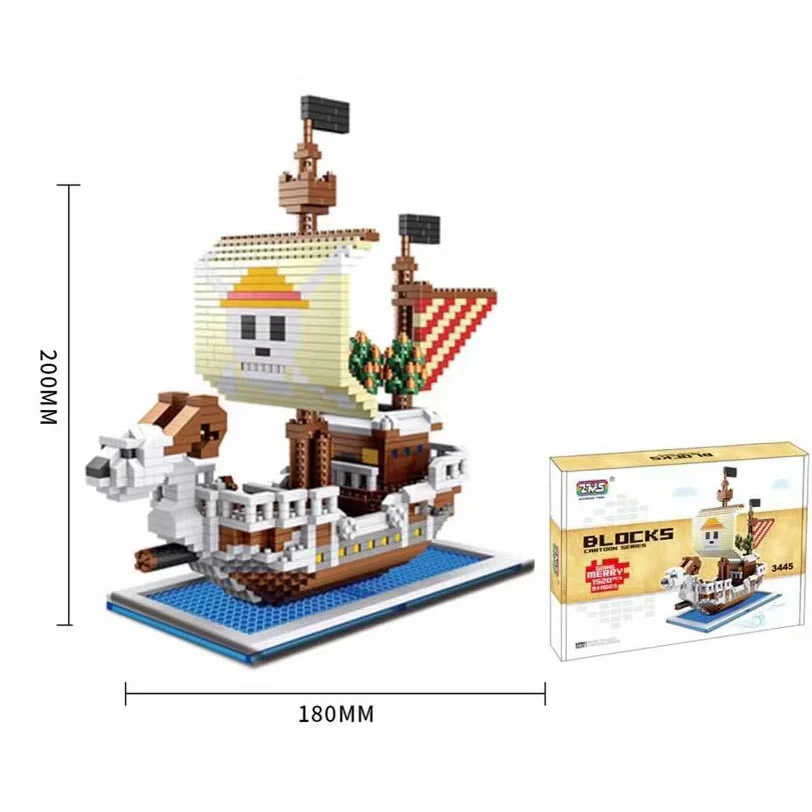 Sunny/Merry Building Blocks Pirate ship model