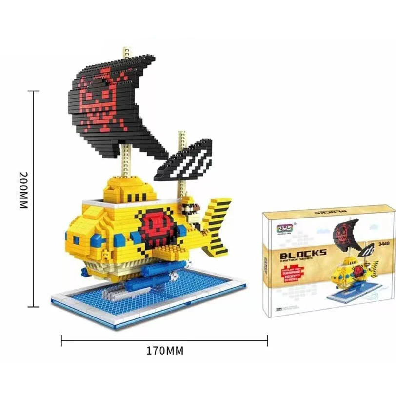 Sunny/Merry Building Blocks Pirate ship model