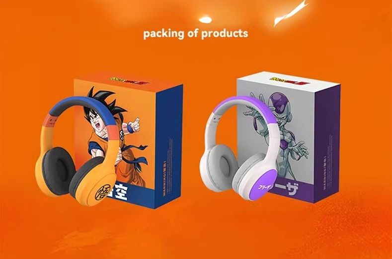 Over-ear wireless Bluetooth headphones with long battery life, Dragon Ball collaboration, ANC active noise cancellation