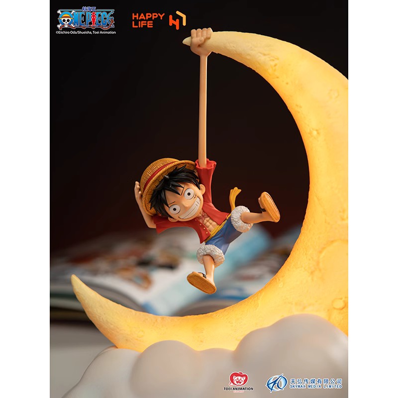 HAPPY LIFE One Piece Luffy Magnet-Controlled Night Light