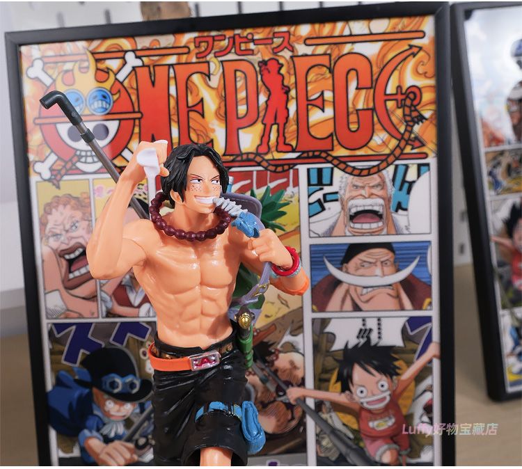 One Piece 3D Figure Painting: Luffy, Ace, and Sabo Burst Out of the Manga, Gear 5 Nika Gift