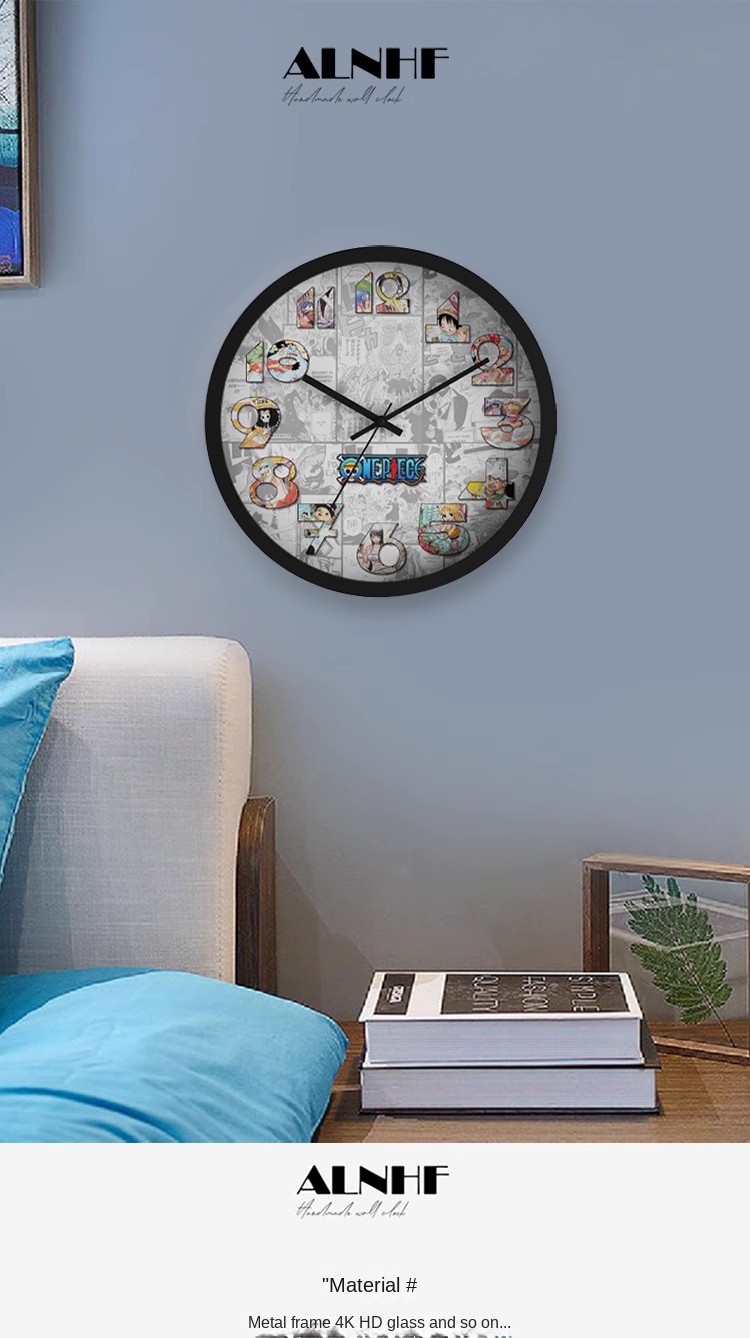 Round Creative Trend One Piece Wall Clock