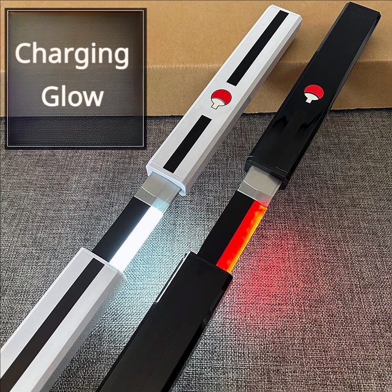 Naruto Uchiha Sasuke Charging Glow Kusanagi Sword COS Prop - Rechargeable Weapon Toy