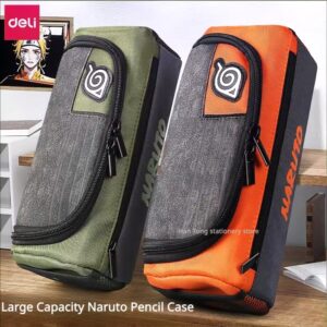 Naruto Pencil Case: Multifunctional Large-Capacity Handheld Stationery Box