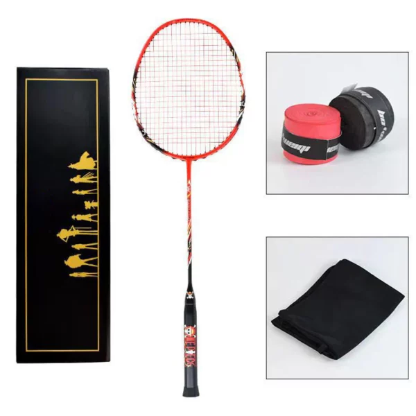 Luffy/Zoro badminton racket, cool appearance, strong performance, full of sports vitality