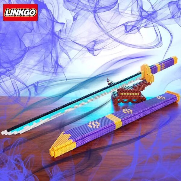 One Piece Zoro Yamato Sword Building Block Assembled Scabbard, Shusui, Sandai kitetsu, Wadou Ichimonji