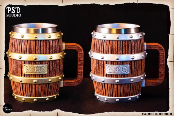 Luffy Oak barrel thermos cup