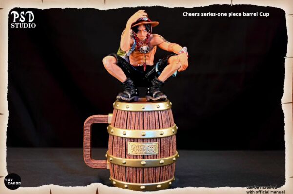 Luffy Oak barrel thermos cup