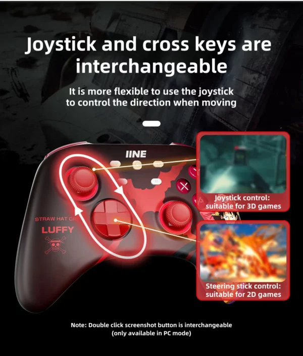 Monkey D. Luffy Sensitive play gamepad, precise control, comfortable grip, enjoy the passion of the game