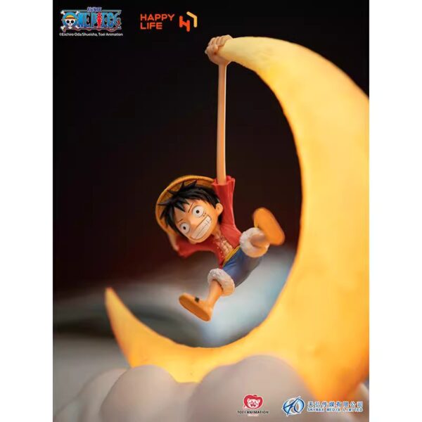 HAPPY LIFE One Piece Luffy Magnet-Controlled Night Light