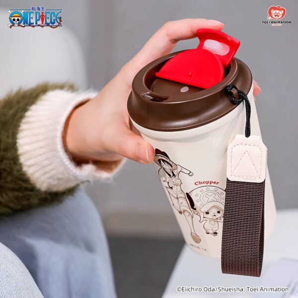 One Piece Diamond Coffee Cup Stainless Steel Insulated Cup Water Bottle Anime Merchandise Gift