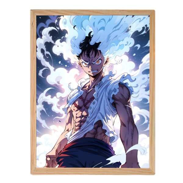 Birthday gift for a guy: One Piece light-up painting for boyfriend or brother, a practical desktop decoration with an advanced