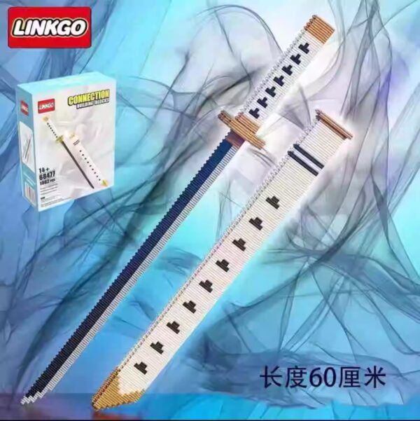 One Piece Zoro Yamato Sword Building Block Assembled Scabbard, Shusui, Sandai kitetsu, Wadou Ichimonji