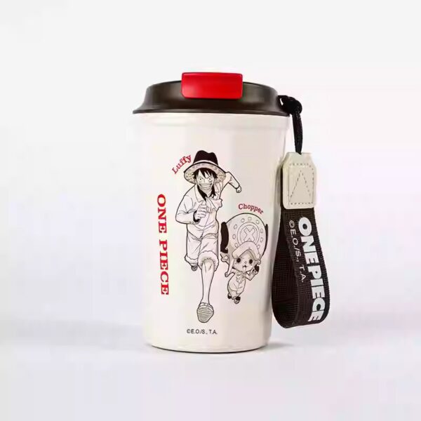 One Piece Diamond Coffee Cup Stainless Steel Insulated Cup Water Bottle Anime Merchandise Gift