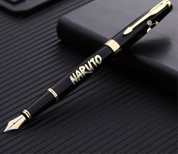 Naruto Fountain Pen Uchiha Itachi Uzumaki Naruto Anime Ninja Signature Pen Fountain Pen