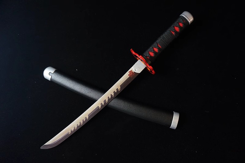 Demon Slayer Nichirin Blade Cosplay Prop for Zenitsu Agatsuma, Tanjiro Kamado, Kyojuro Rengoku - Alloy, Unsharpened