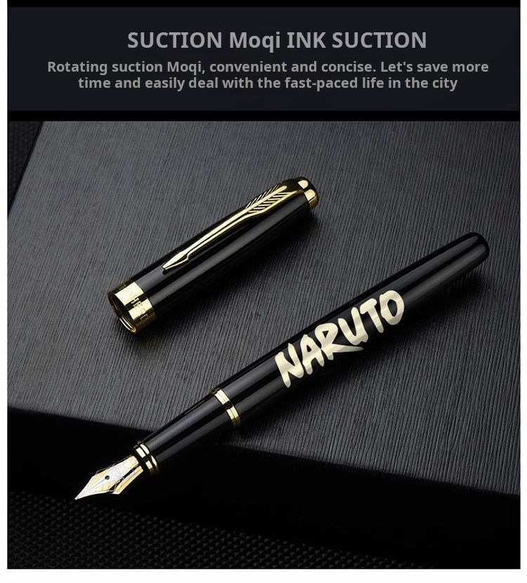 Naruto Fountain Pen Uchiha Itachi Uzumaki Naruto Anime Ninja Signature Pen Fountain Pen