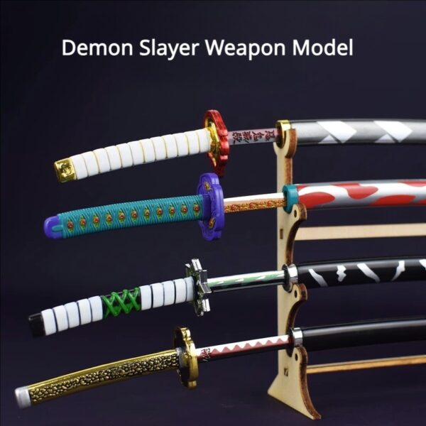 Demon Slayer: Kimetsu no Yaiba Nichirin Sword Model Decoration Alloy Iron Weapon Toy Figure - Tanjiro